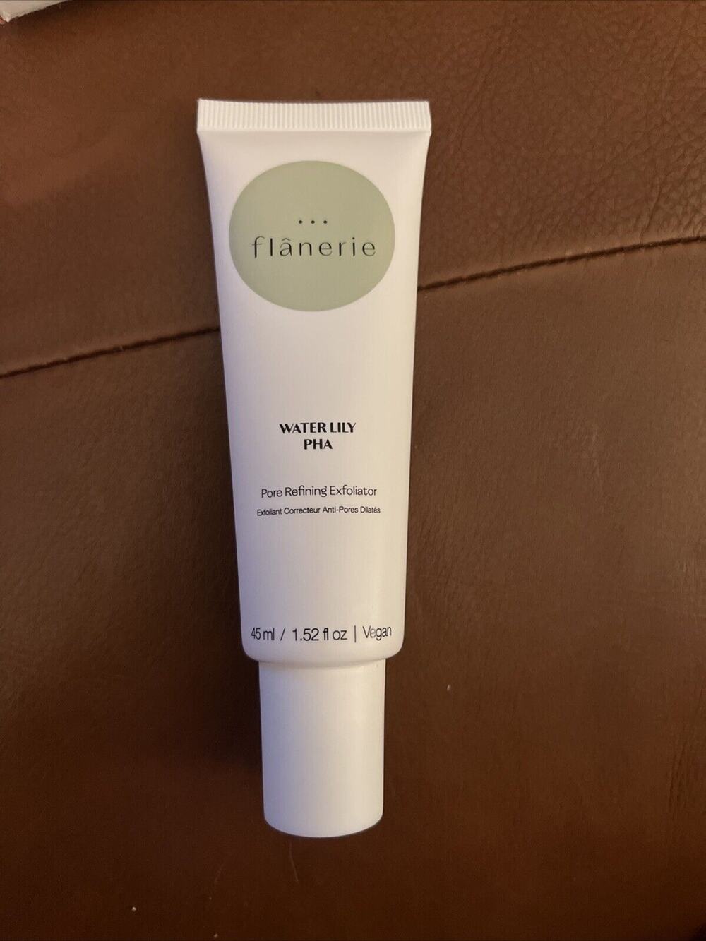 Flanerie Water Lily PHA Pore Refining Exfoliator 45 ml 1.52 oz Full Size NEW